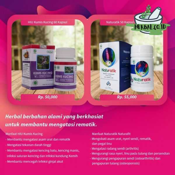 Naturatik Naturafit & HIU Kumis Kucing Membantu Mengatasi Rematik