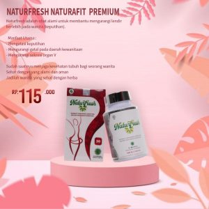 Naturfresh Naturafit Premium Obat Alami Mengurangi Lendir Berlebih Wanita (Keputihan)