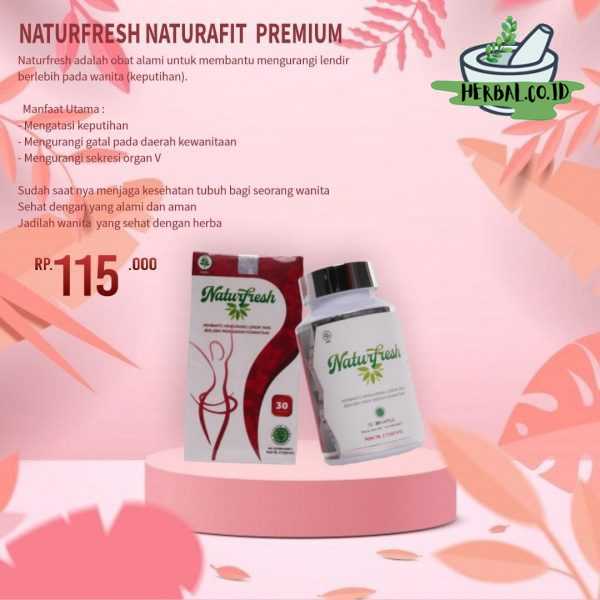 Naturfresh Naturafit Premium Obat Alami Mengurangi Lendir Berlebih Wanita (Keputihan)