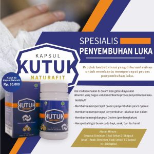 Kapsul Kutuk Naturafit Mempercepat Proses Penyembuhan Luka