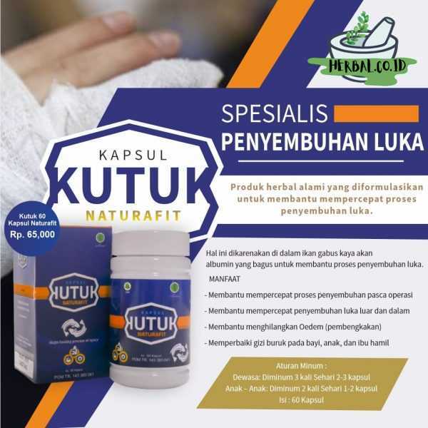 Kapsul Kutuk Naturafit Mempercepat Proses Penyembuhan Luka