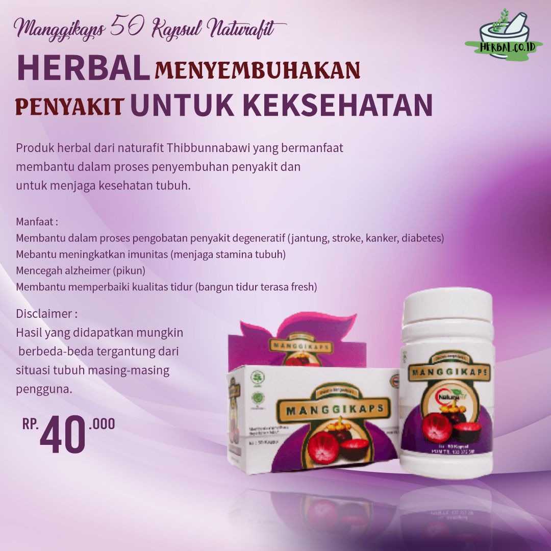 Manggikaps Naturafit Untuk Pengobatan Penyakit & Kesehatan Tubuh Manggikaps Naturafit Untuk Pengobatan Penyakit & Kesehatan Tubuh