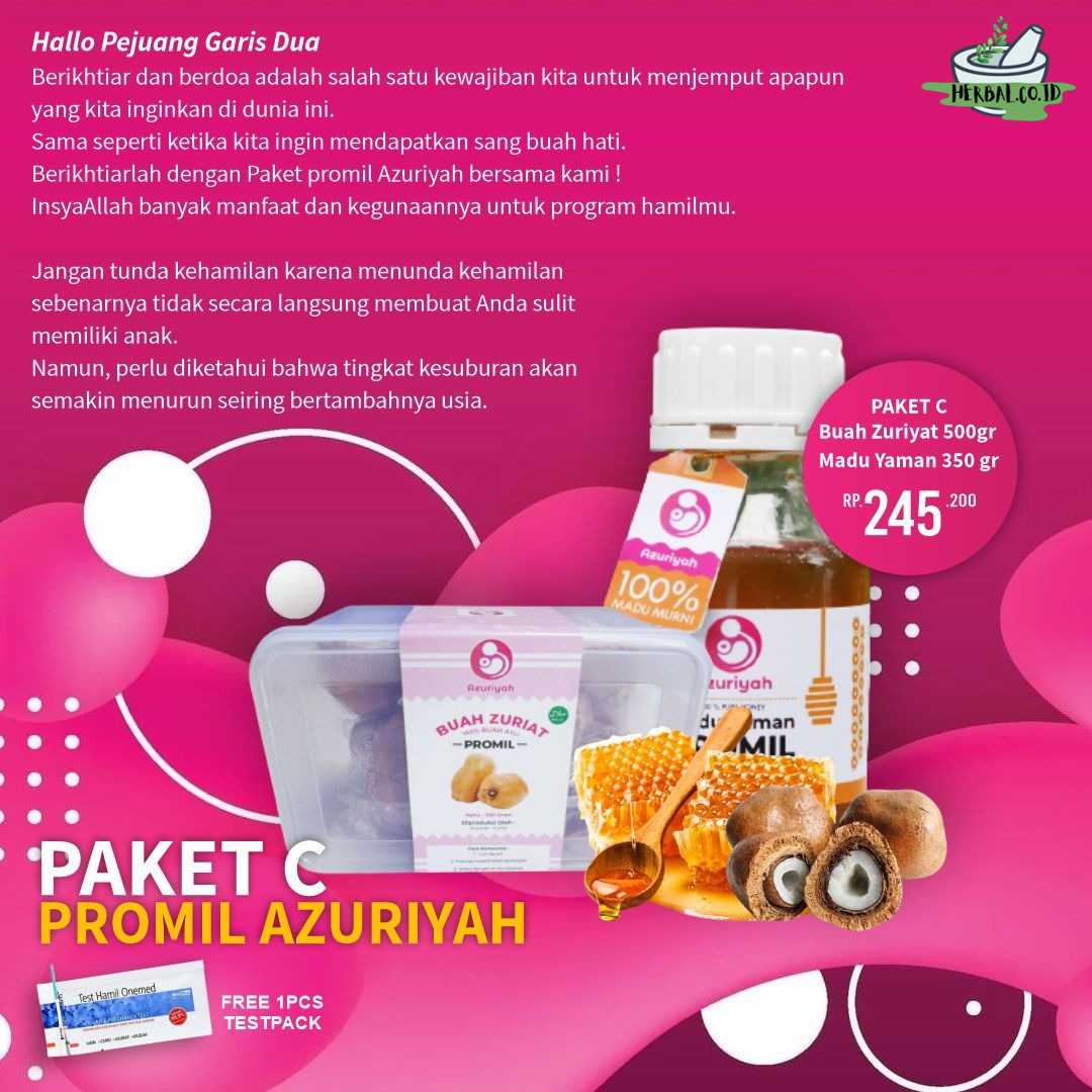 Paket C Promil Azuriyah& Free Test Pack Paket C Promil Azuriyah& Free Test Pack