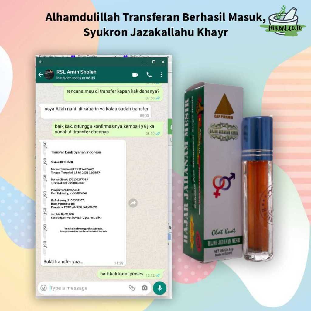 Terimakasih yang sudah order Hajar jahannam