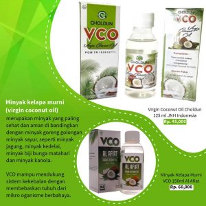 VCO (Virgin Coconut Oil) Minyak Kelapa Murni